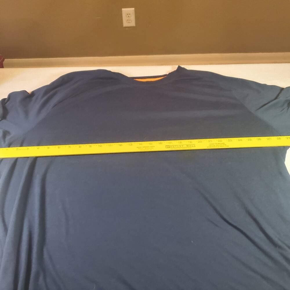 Field & Stream Mens Blue Short Sleeve T-Shirt Size 4XL Outdoor Crew Neck Tee - Picture 7 of 10